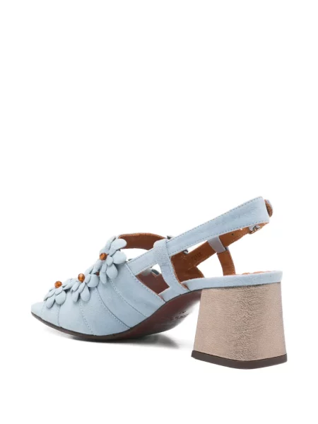 Květinové sandály Chie Mihara modré