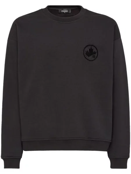 Hanorac Dsquared2 cu imagine negru