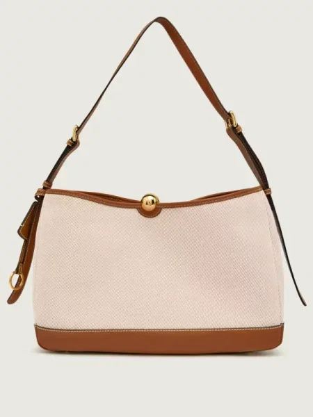 Furla Válltáska FURLA SFERA SOF bőr hozzáadásával bézs