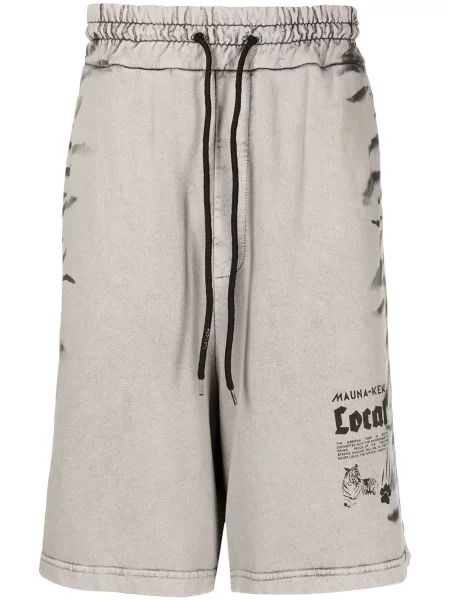 Kraťasy Mauna Kea s tygřím vzorem bílé