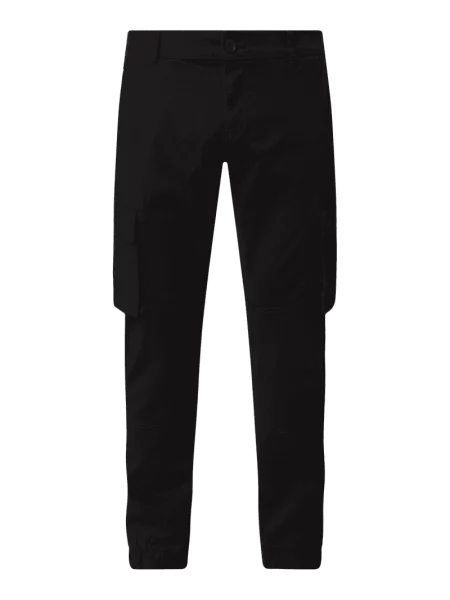 Spodnie cargo z dodatkiem streczu model ‘Cans’ Only & Sons czarne