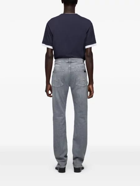 Sužen traperice sužene 7 For All Mankind siva