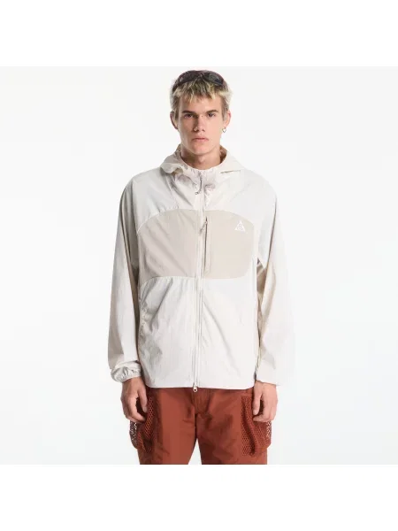 Jachetă Nike ACG "Five Towers" UV Protection Jacket Lt Orewood Brn/ Cream Ii/ Summit White XL alb