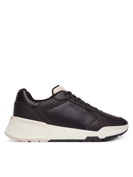 Sneakers Calvin Klein City Runner Laceup Lth Mix negru