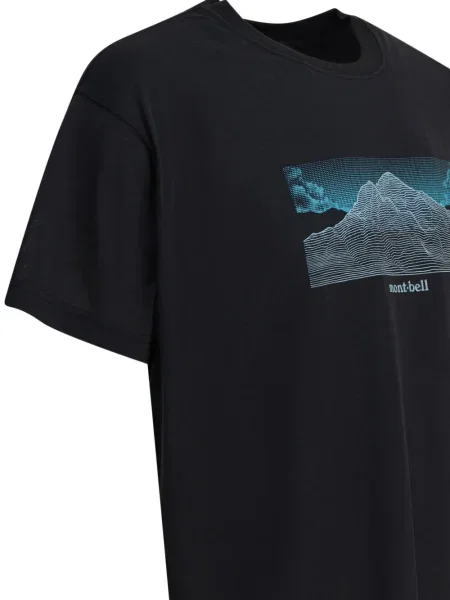 Tricou Montbell cu imagine negru