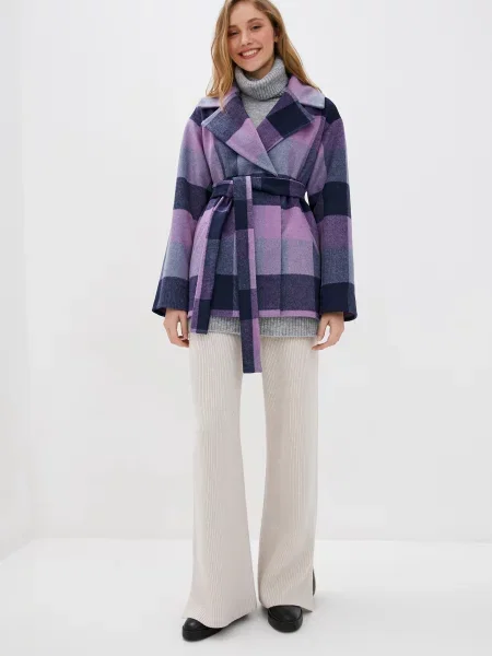 Пальто Danna фиолетовое