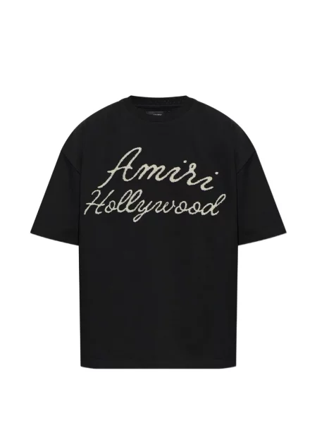 Tricou Amiri cu autograf negru