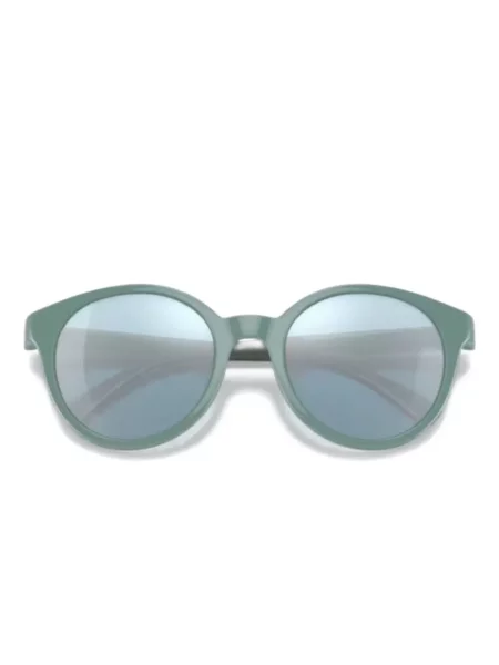 Ochelari de soare rotunzi Emporio Armani verde