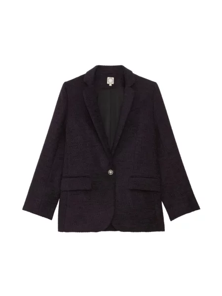 Marynarka Ines De La Fressange Paris wełniana niebieska