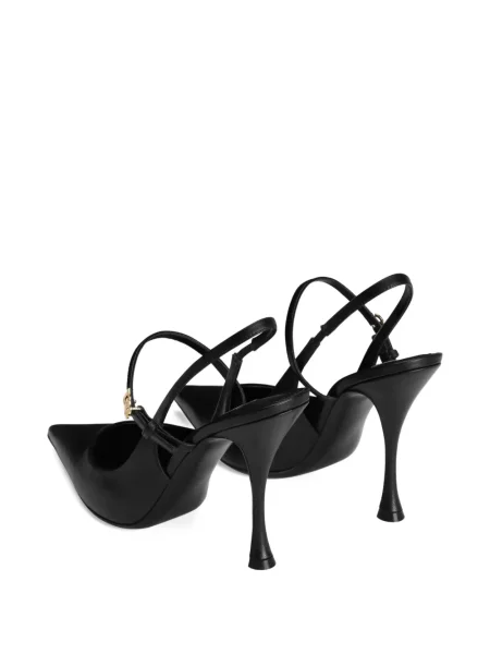 Pantofi cu toc Dolce & Gabbana slingback negru