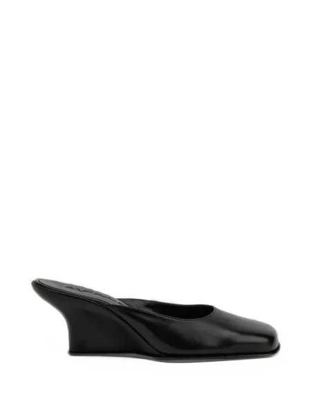 Papuci tip mules By Far negru
