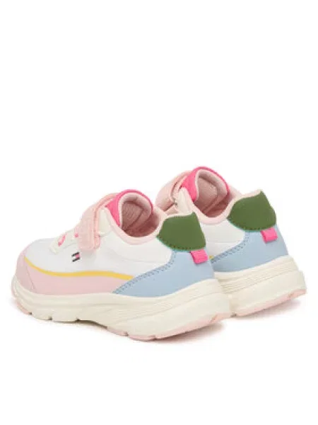Sneakersy Tommy Hilfiger Low Cut Lace-Up/Velcro Sneaker M Barevná