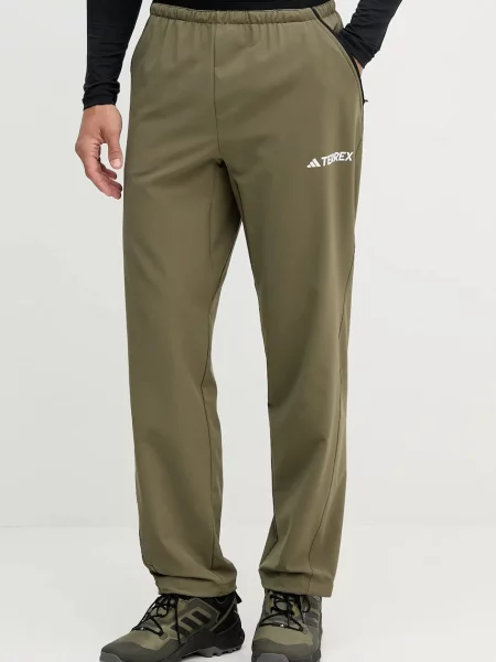 Outdoorové kalhoty adidas TERREX Liteflex zelená