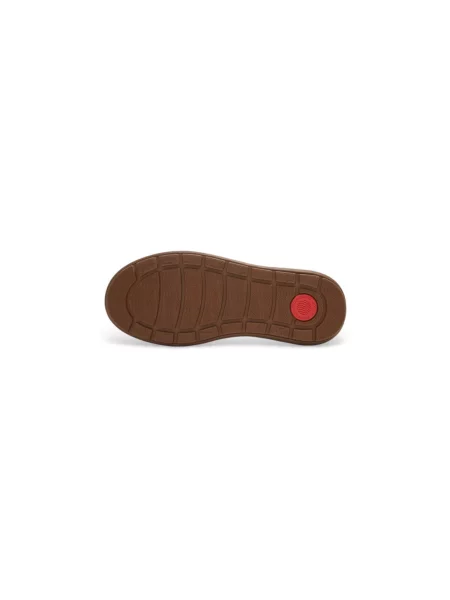 Kožené čižmy Fitflop hnedá