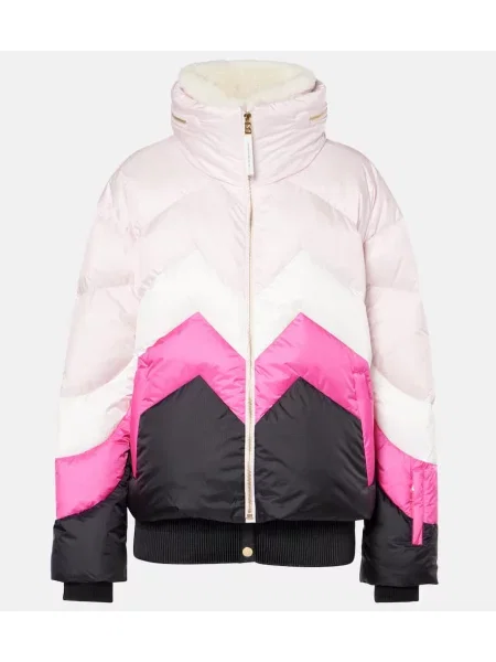 Jeździć na nartach kurtka narciarska Bogner różowa