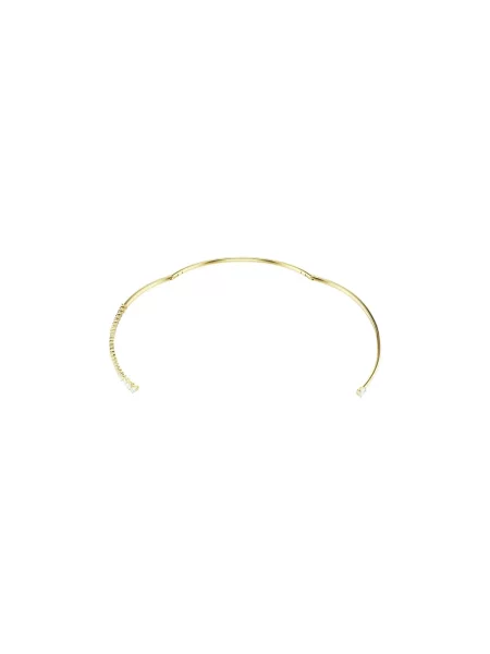 Swarovski choker pozłacany z cyrkonią MESMERA żółty