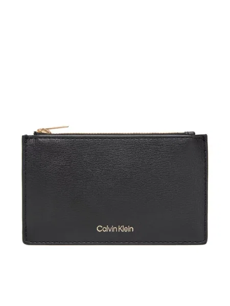 Portfel Calvin Klein z autografem czarny