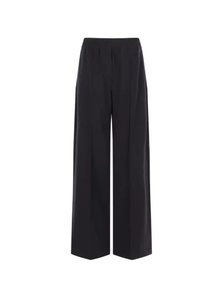 Pantaloni palazzo Brunello Cucinelli negru