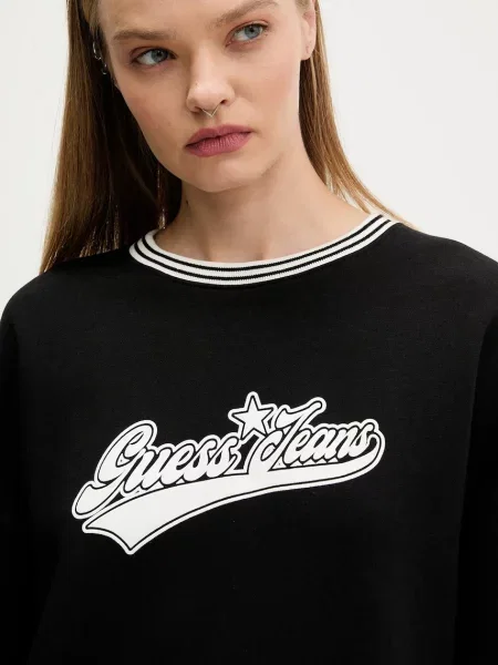 Кофта Guess Jeans з принтом чорний