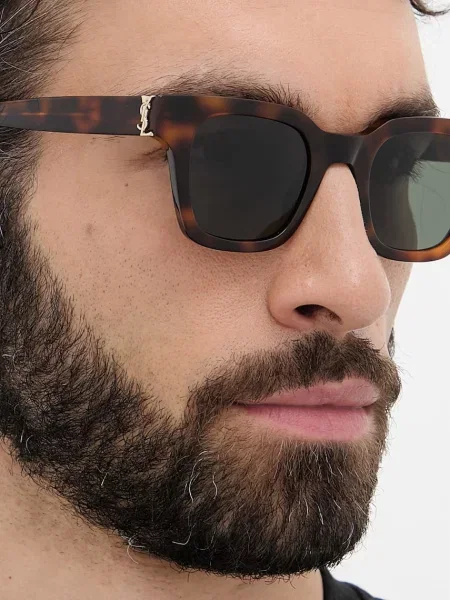 Saint Laurent négyzet alakú napszemüveg barna