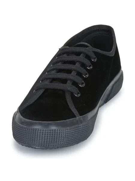 Zamatové tenisky Superga 2750 čierna