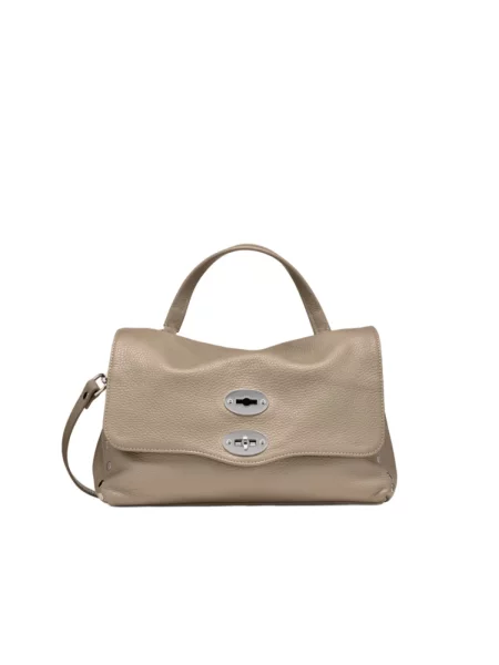 Torebka Zanellato skórzana elegancka szara