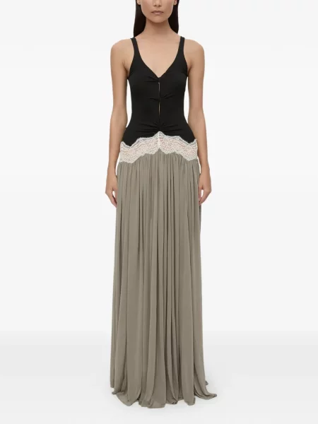 Rochie de dantelă Christopher Esber din dantelă gri