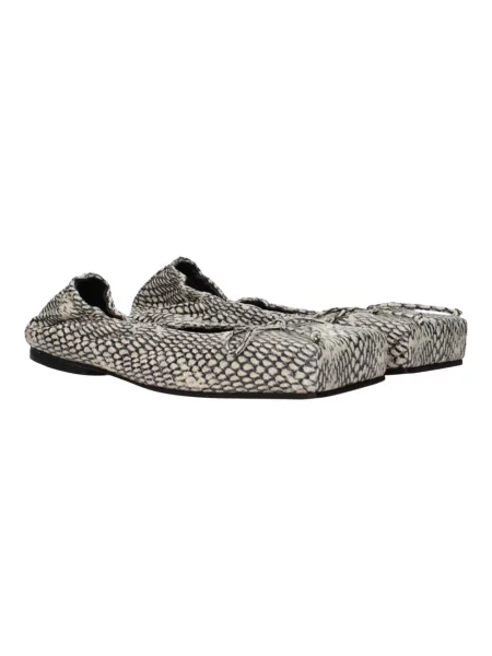 Balerinki Jacquemus z kokardką czarne