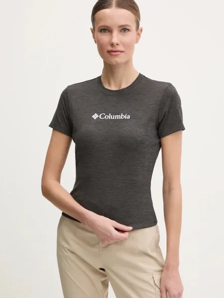 Αθλητικό μπλουζάκι Columbia Columbia Move μαύρο