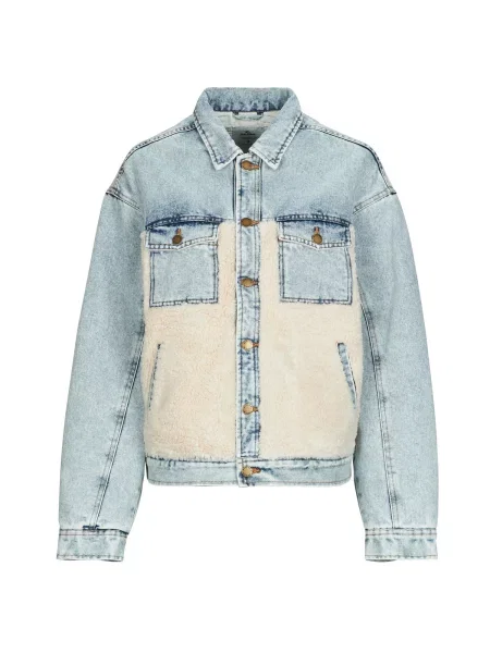 Denim jakna Rip Curl iz flisa modra