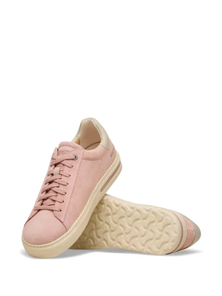 Sneakerși Birkenstock cu șireturi din dantelă roz