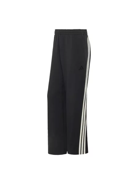 ADIDAS SPORTSWEAR Pantaloni sport adidas KIT Wide negru / murdar alb