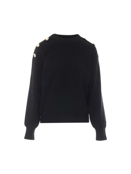 Dzianinowy sweter Liu Jo czarny