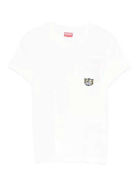 Koszulka Kenzo w tygrysie prążki biała