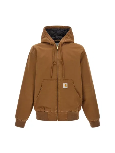 Kurtka Carhartt Wip brązowa