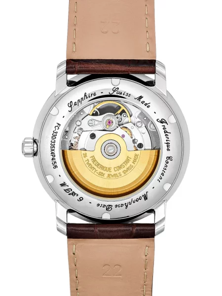 Ceas Frederique Constant cu motiv cu inimi roz