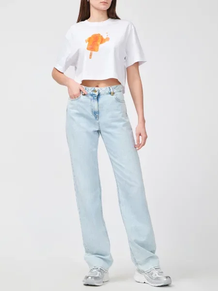 Футболка Moschino Jeans біла