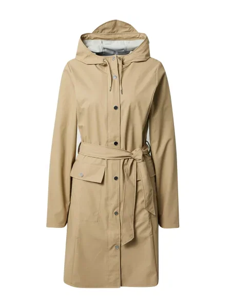 RAINS Palton de primăvară-toamnă nisipiu