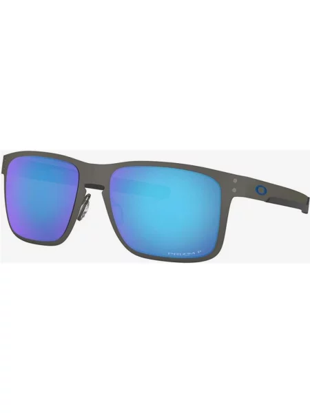 Okulary przeciwsłoneczne Oakley Holbrook Matte Gunmetal z soczewkami polaryzacyjnymi Prizm Sapphire szare