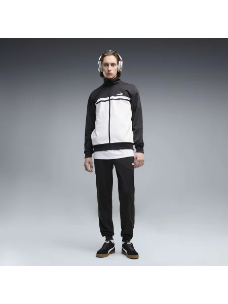 PUMA MÄ™ski dres Colourblocked OdzieÅ¼ S czarny