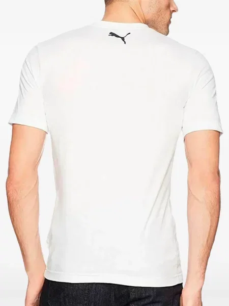 Fotbal tricou Puma cu imagine alb