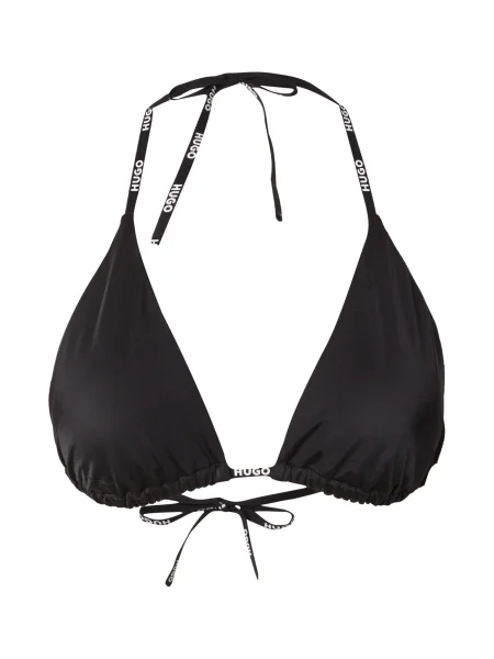 HUGO Bikini zgornji del PURE črna bela