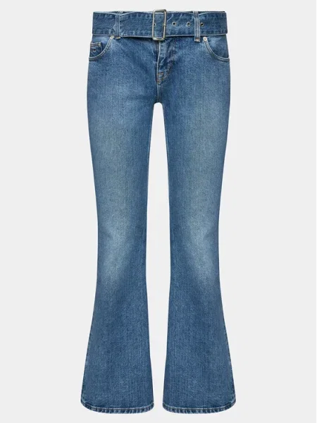 Tommy Jeans Blugi Sophie Flare Fit albastru