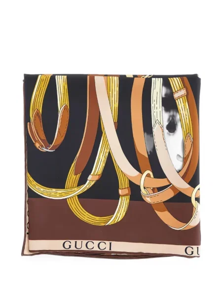 Öv Gucci nyomtatás fekete