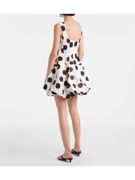 Rochie Simkhai cu buline alb