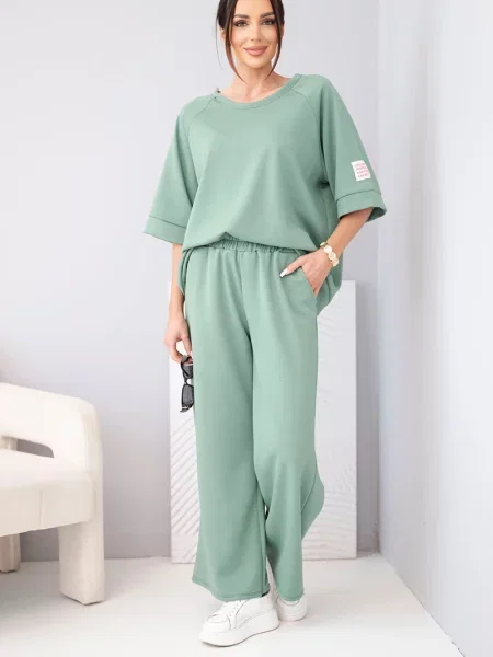 Pantaloni Kesi Włoski alb