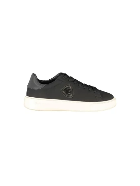 Sneakersy Blauer skórzane czarne