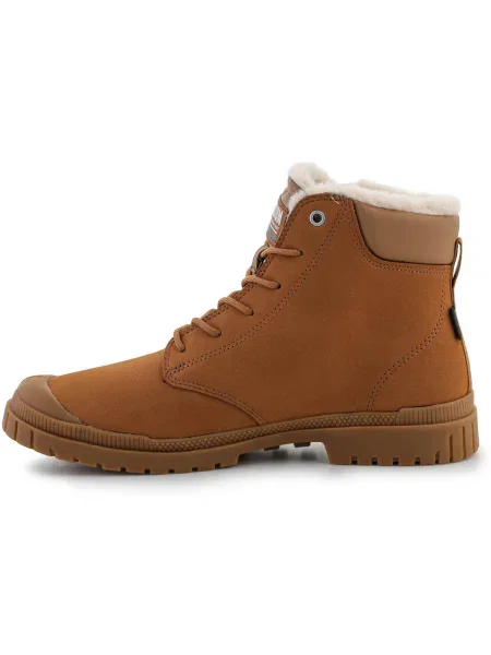 Pantofi Palladium din piele maro
