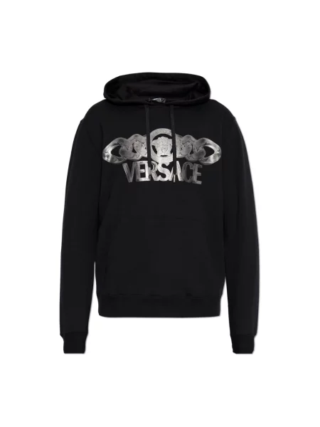 Bluza Versace z logo czarna