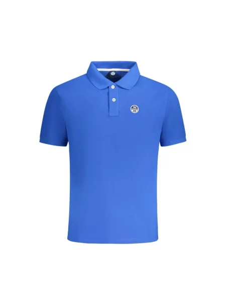 Koszulka polo North Sails z krótkim rękawem niebieska